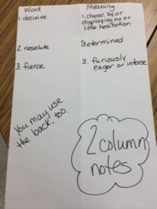 2-Column Notes